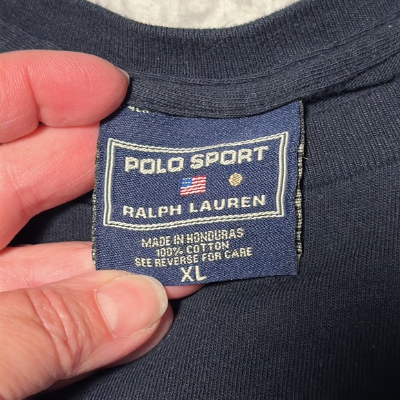 Men’s Ralph Lauren Polo Navy L/S Tee, EUC, Size XL - Picture 2 of 8